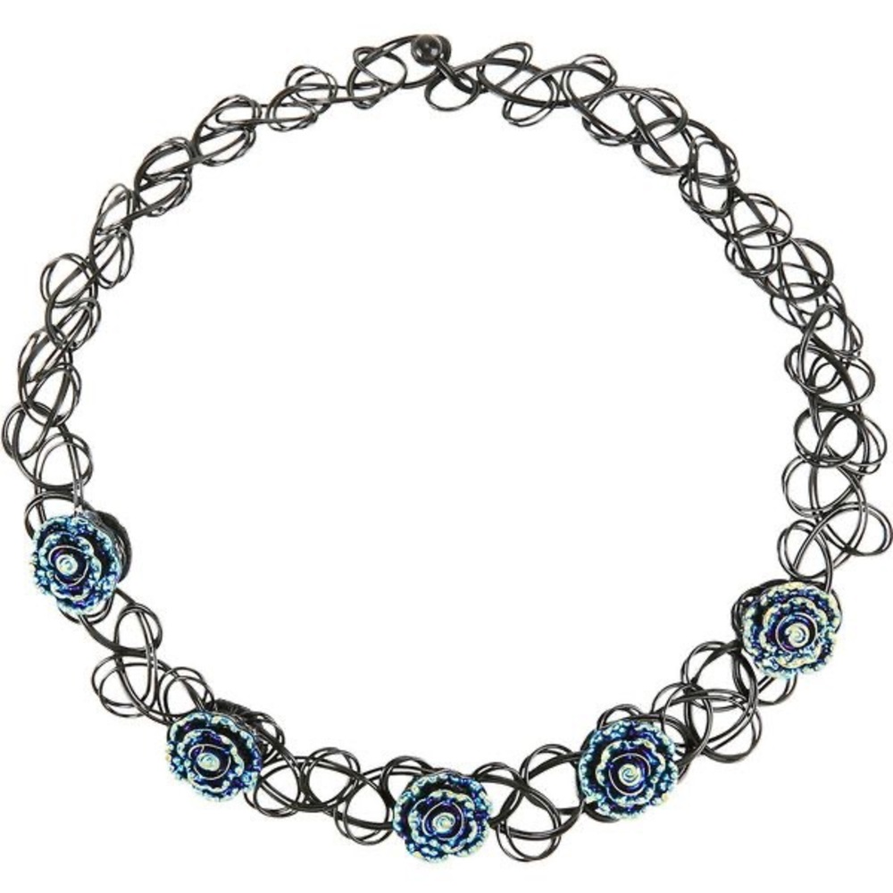 💙 Blue Rose Choker 💙